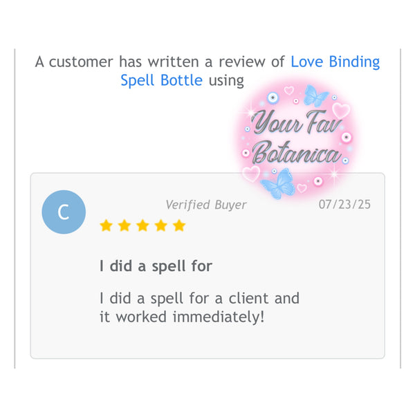 Love Binding Spell Bottle
