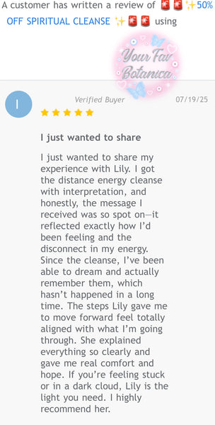 π¨π¨β¨50% OFF SPIRITUAL CLEANSE β¨π¨π¨