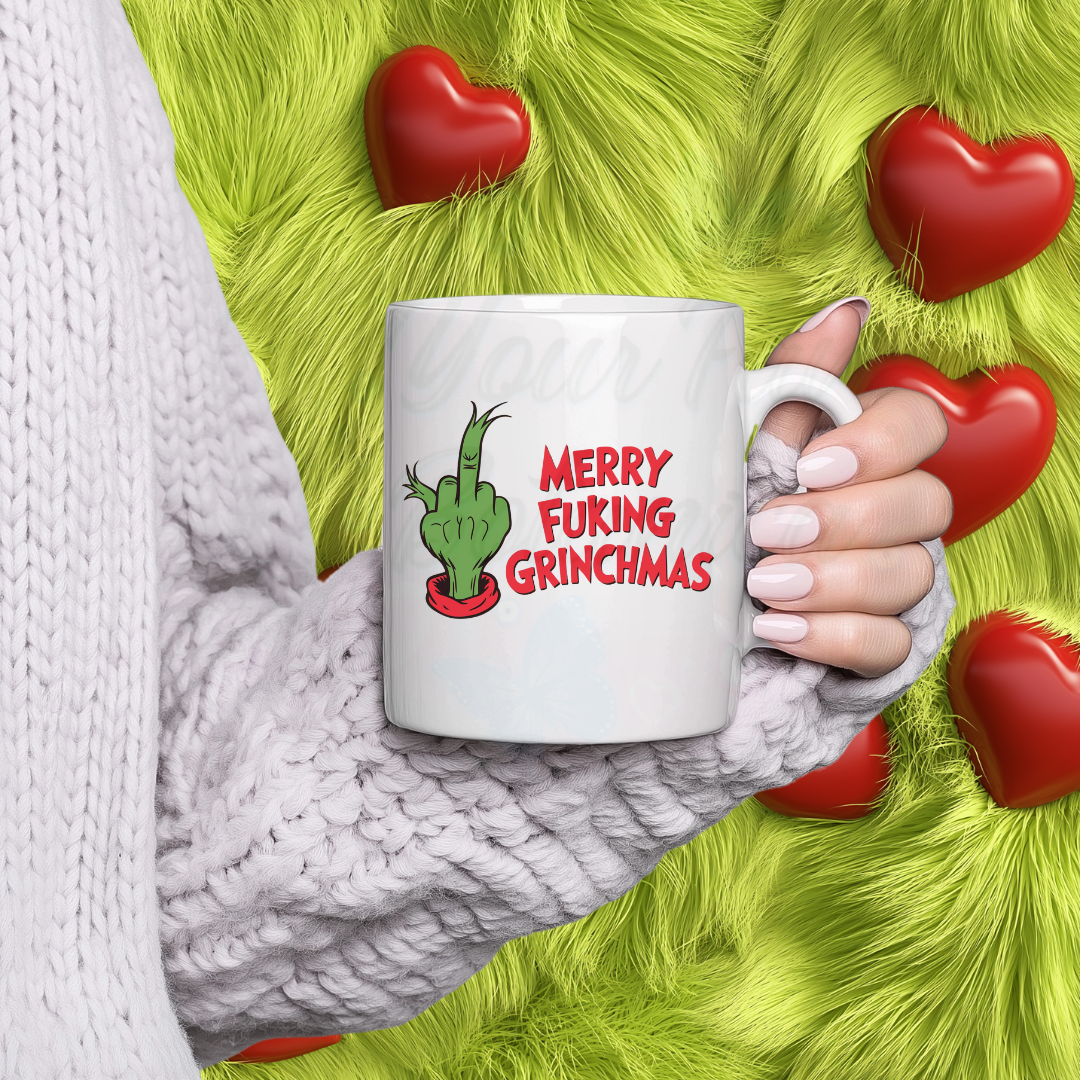 Merry Fu*king Grinchmas Mug