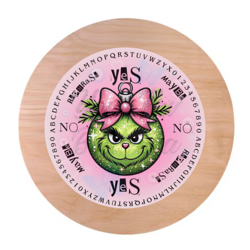 The Grinch Girl Ornament Pendulum Spiritual Board