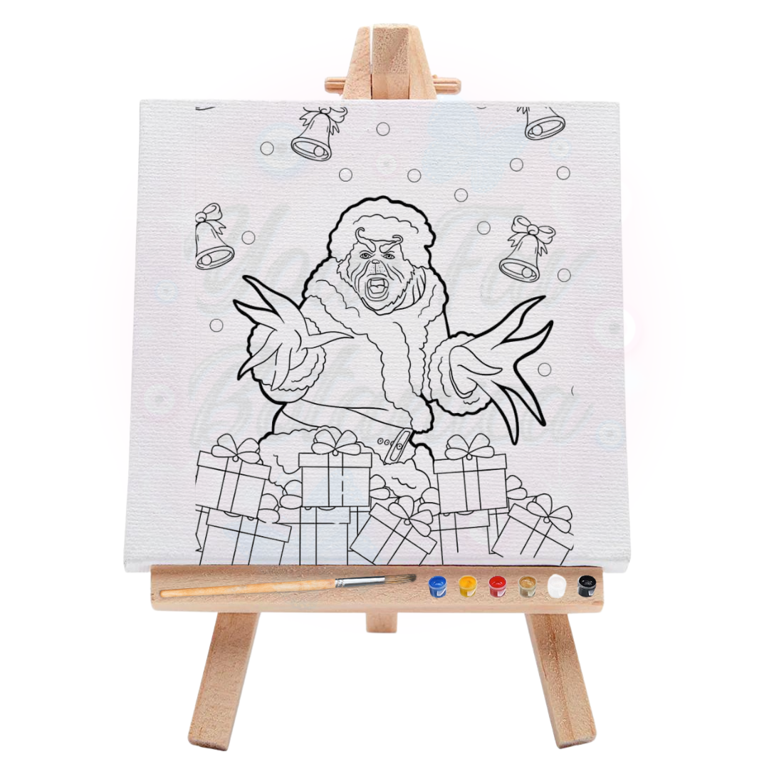 The Grinch Pre Drawn Art Kit