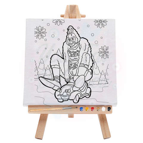 The Grinch Pre Drawn Art Kit