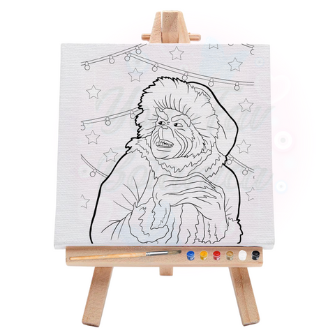 The Grinch Pre Drawn Art Kit