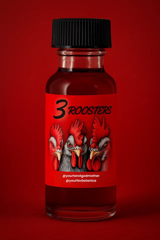 3 Roosters Spell Oil