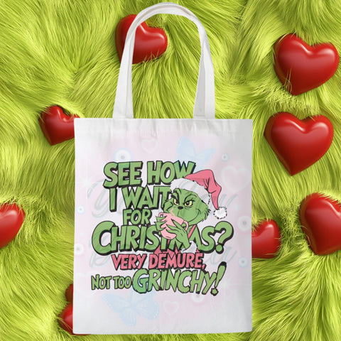 Grinch Tote Bag