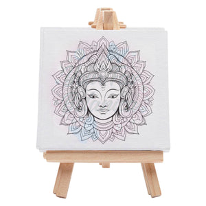 Spiritual Buddha Pre-Drawn Canvas Art Kit