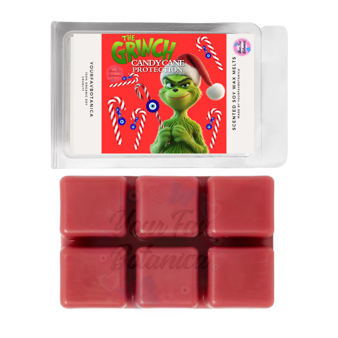 The Grinch Candy Cane Protection Spiritual Wax Melt