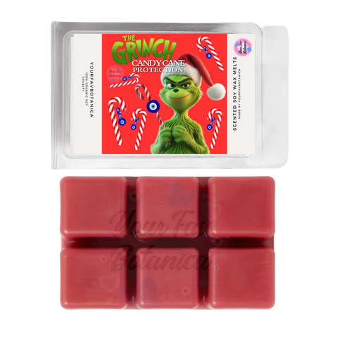 The Grinch Candy Cane Protection Spiritual Wax Melt