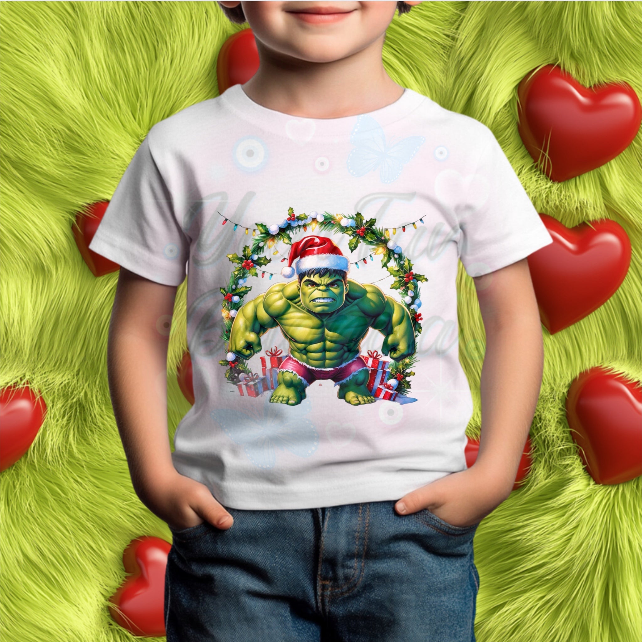 Hulk Christmas kids shirt