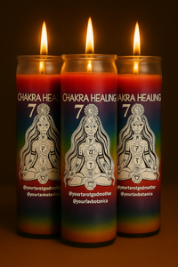 7 Chakra Alignment Healing Candle