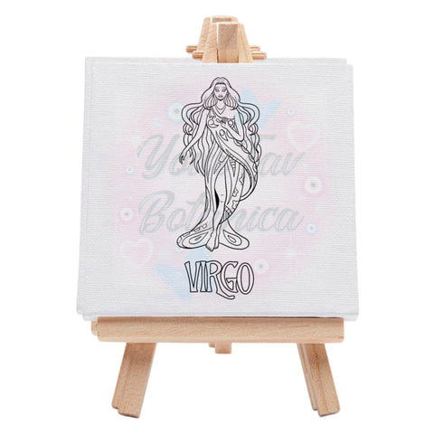 Spiritual Virgo Pre-Drawn Canvas Art Kit