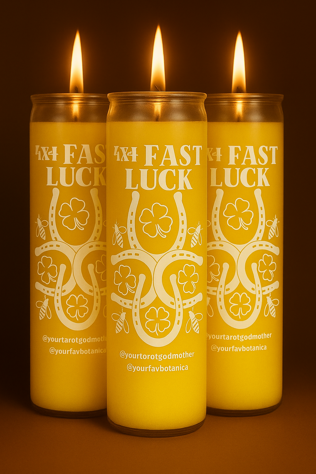 4x4 Fast Luck Candle – @YourFavBotanica