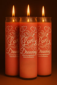 Love Drawing Candle