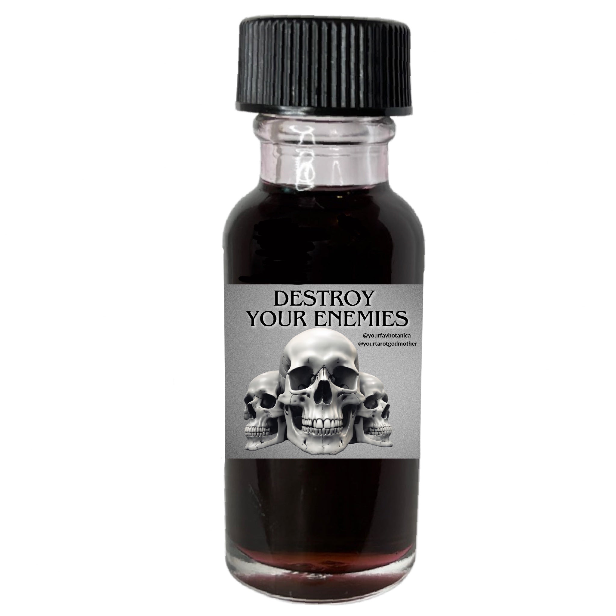 Destroy Your Enemies Oil Spell Bottle