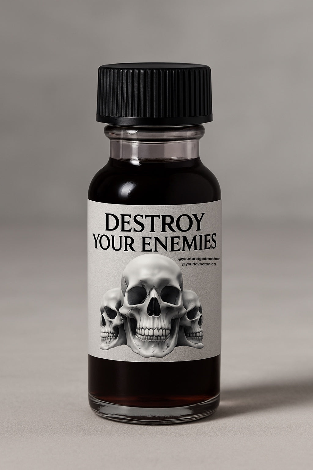 Destroy Your Enemies Oil Spell Bottle