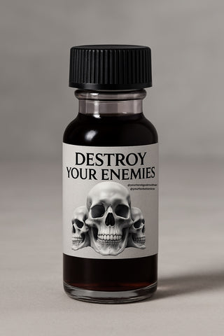 Destroy Your Enemies Oil Spell Bottle