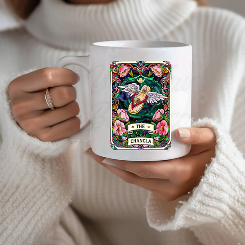 The chancla coffee mug