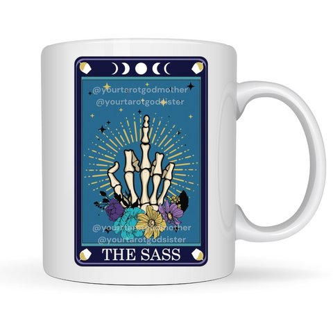 The Sass Tarot Card Coffee Mug