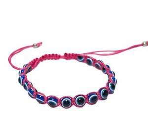 Pink Evil Eye Bracelet