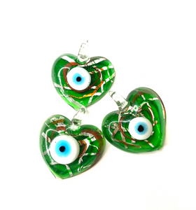 Green Evil Eye Necklace