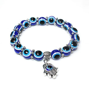 Dark Blue Evil Eye Bracelet