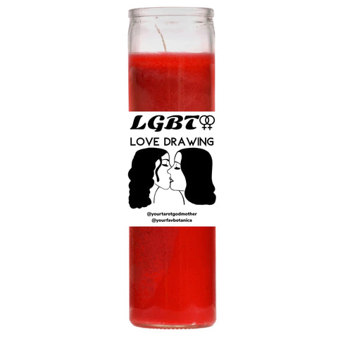 LGBTQ Female Love Drawing Candle Service